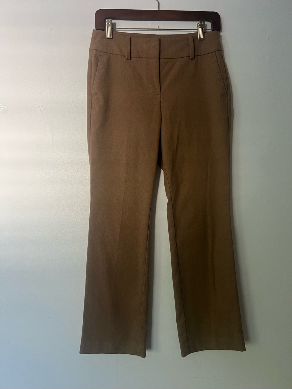 LOFT Brown Dress Pants, women’s 4P, office dressy capsule, Neutral minimalist